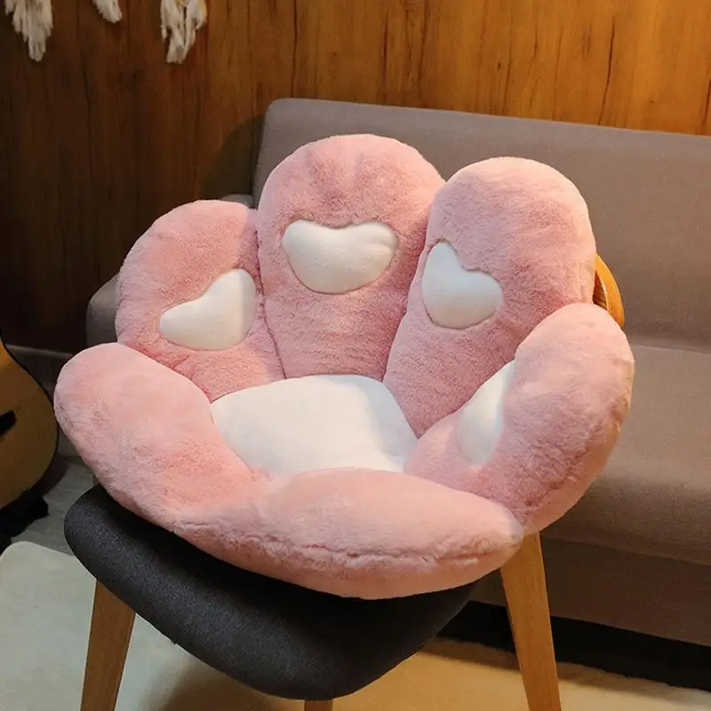 

Cat Paw Seat Cushion Cute Cat Paw Back Pillows Plush Chair Cushion for Home Sofa Mat Office Hotel Cafe Chair Seat cushion