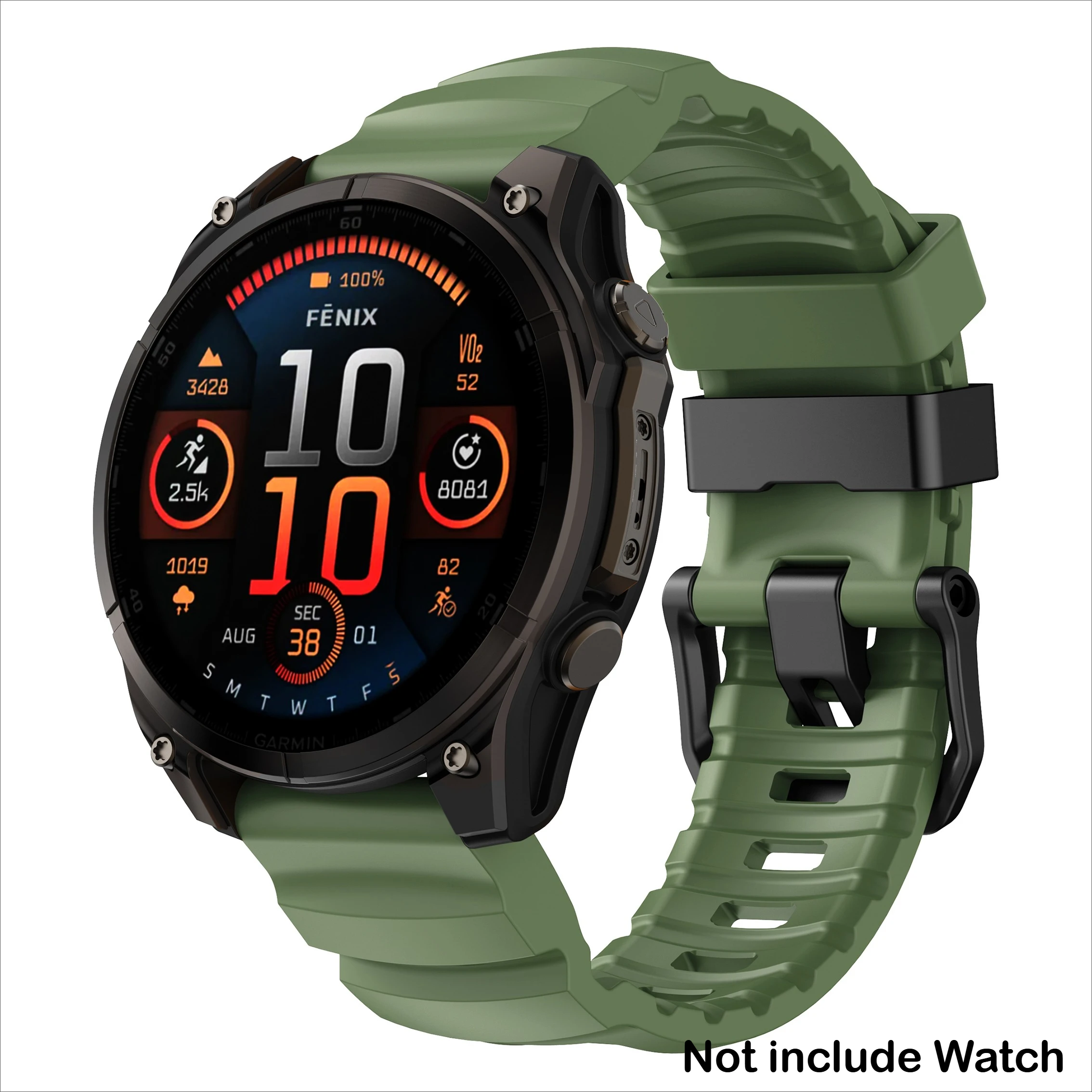 Premium Silicone QuickFit Watch Strap - 26mm/22mm - Universal Fit