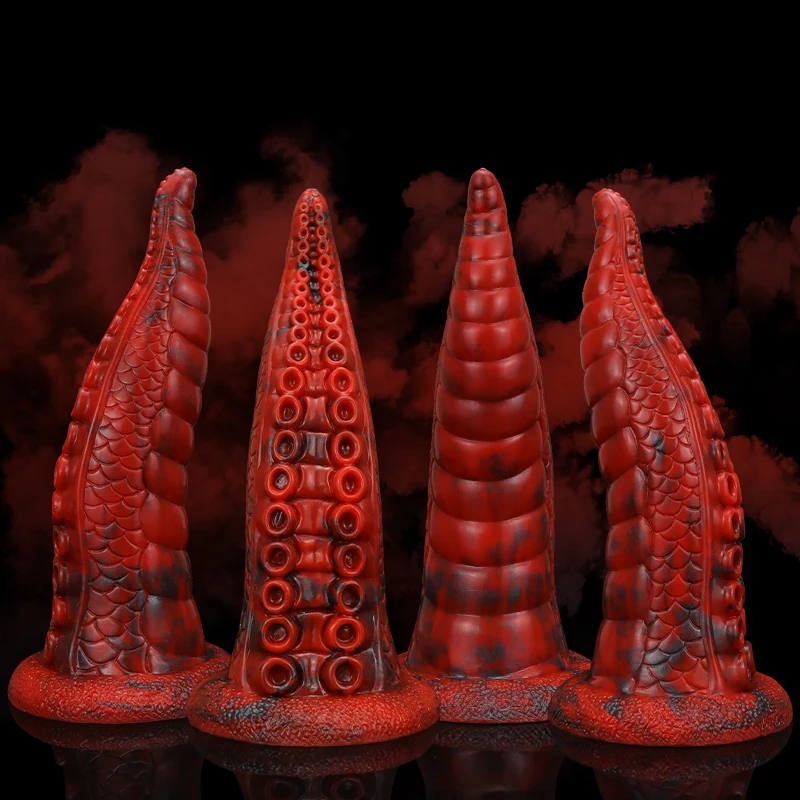 Monster Dildo Silicone Anal Plug Octopus Tentacle Anal Dildo Dilator Masturbator Adult Se_voghion.com