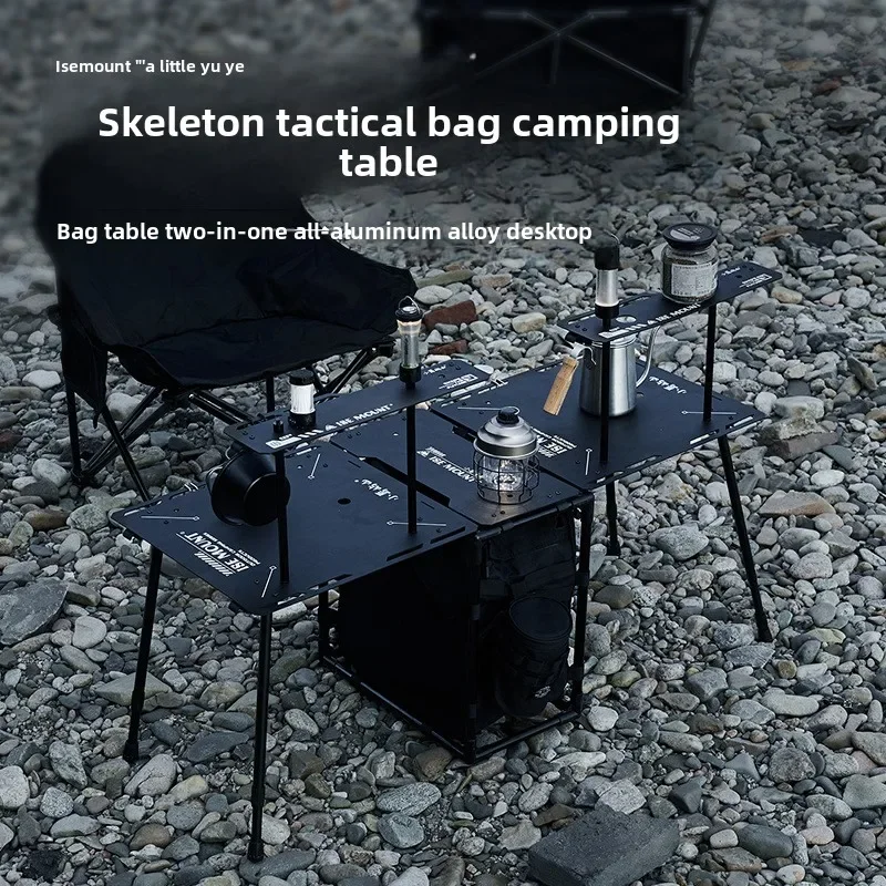 Portable Noir Coupe Support Côté Plateau Table Pliante for Pique-Nique