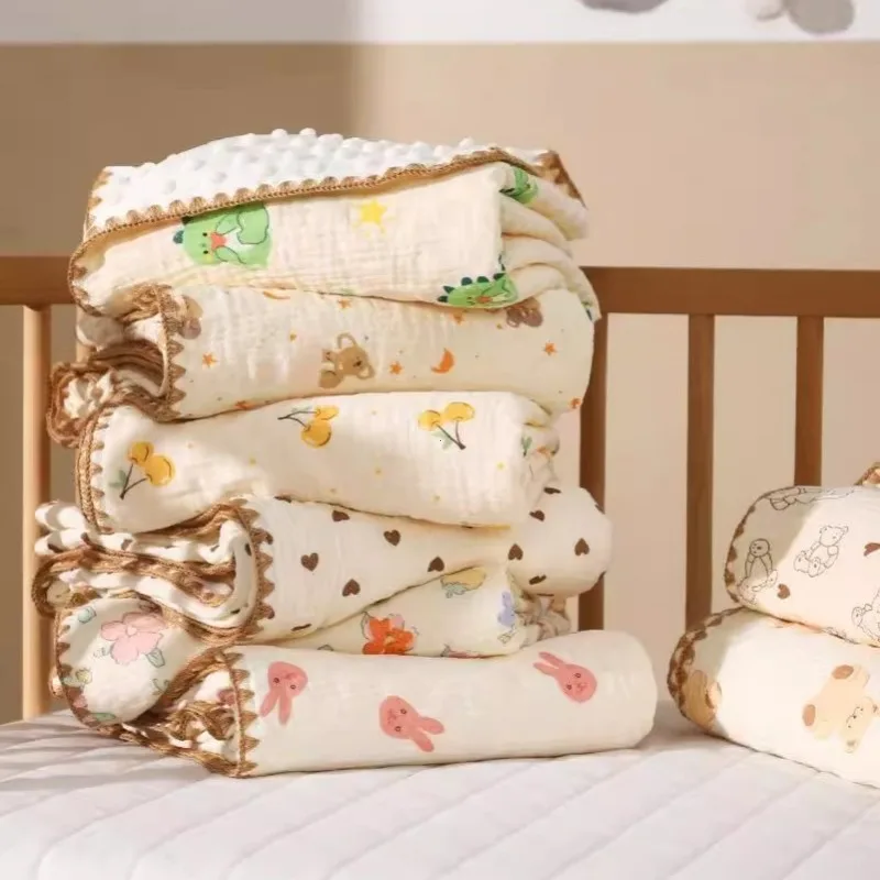 Baby Blanket Boy Girls Soft Fleece Swaddling Newborn Baby Bedding Swaddle Blankets Toddler Stroller Cover Mommy Kids Blankets - 6