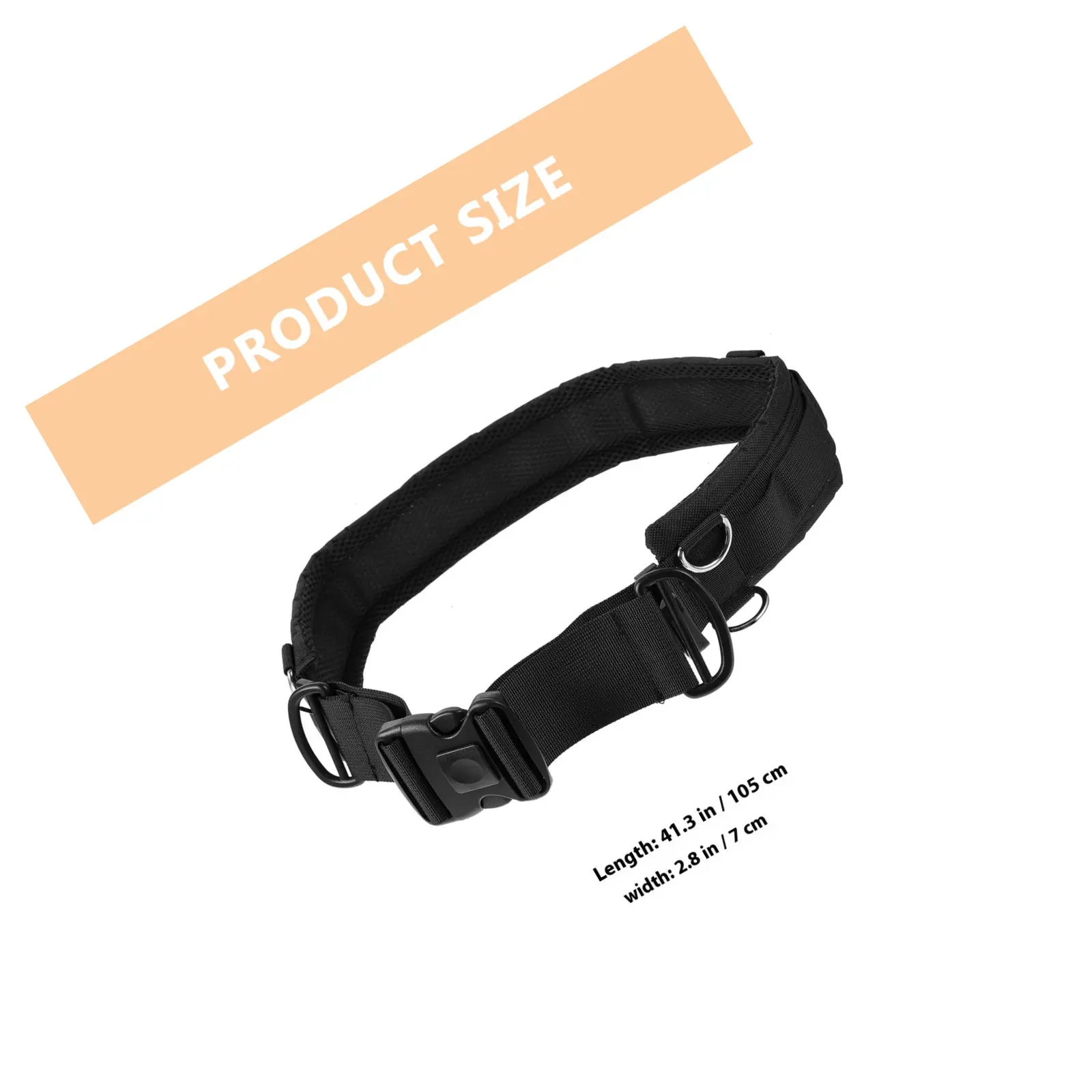 1Pcs 전문 카메라 허리 벨트 나일론 조절 가능한 사진 벨트 확장 가능한 소켓 렌즈 가방 홀더 휴대용 필터