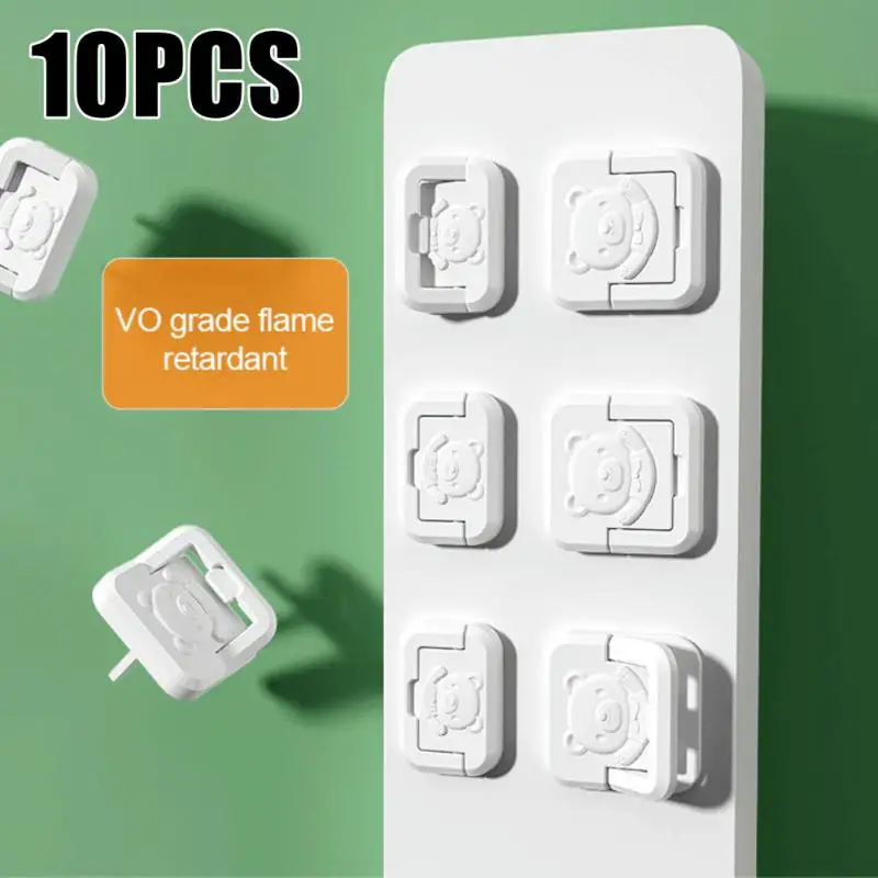 10pcs Baby Safety Child Electric Socket Outlet Plug Security Protection Rotate Cover Power Socket Electrical Outlet Child Safety