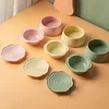 Cat Ceramic Bowl 3 in 1Multifunctional Pet Food Water Snack Plates Bowls Small Dogs Meal Plate and Water Bowl Combination Set 3