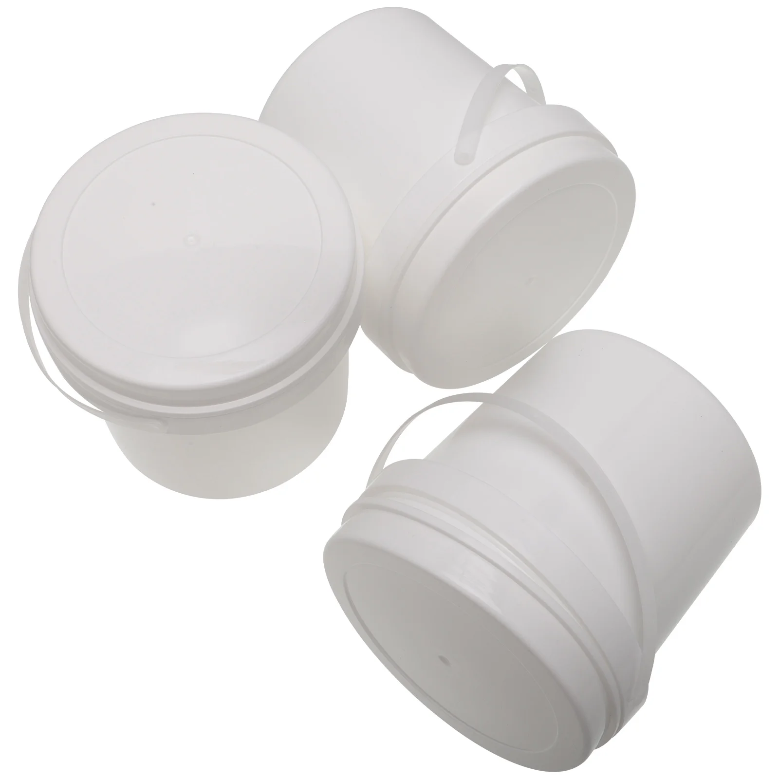 

3pcs Toy Organizers Candy Buckets Foods Snacks Containers Table Sundries Storage Bucket(1L)