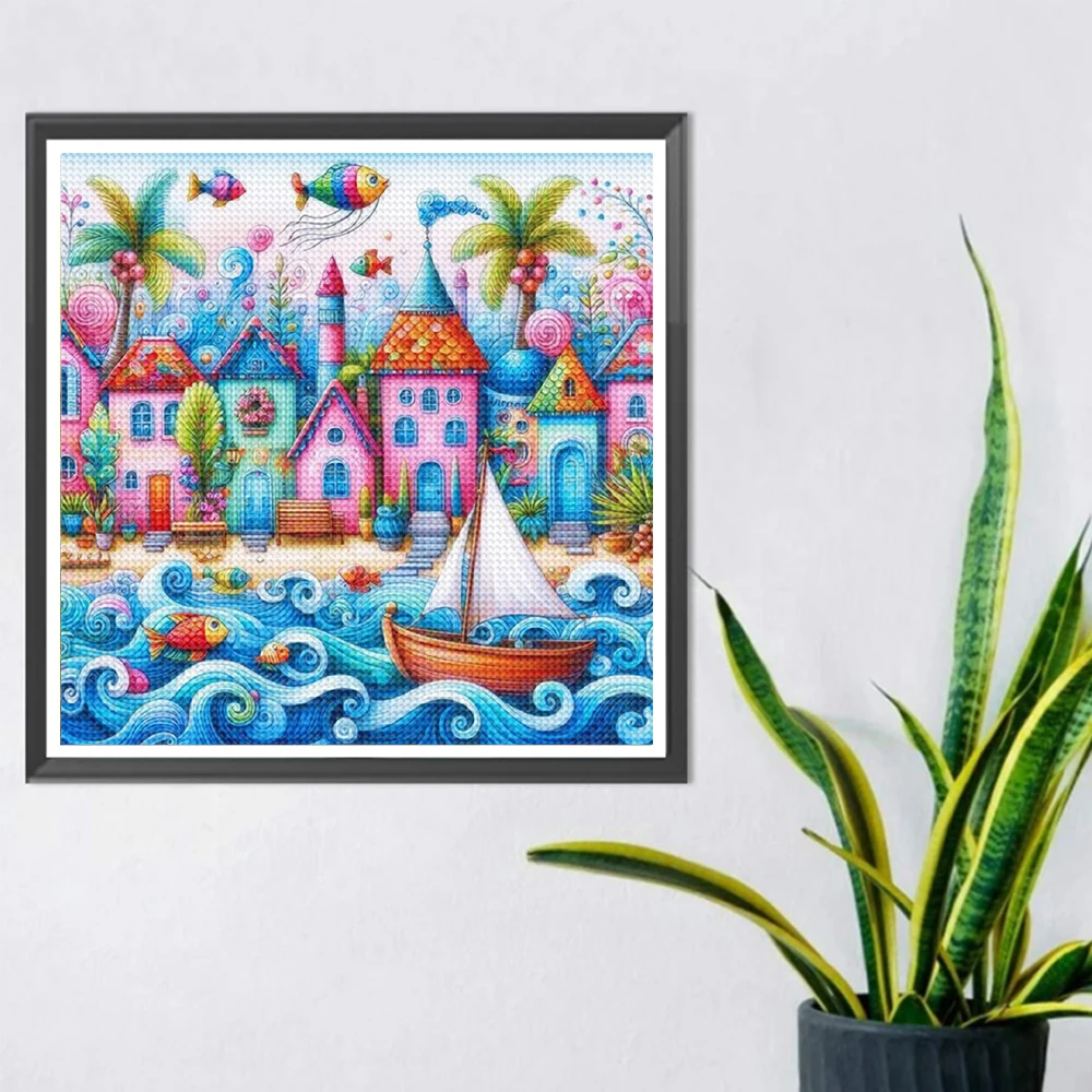 Diamond Art Painting Kit Diamond Painting Set Diamond Painting 5D DIY Full Square/Round Colorful Home Abstract