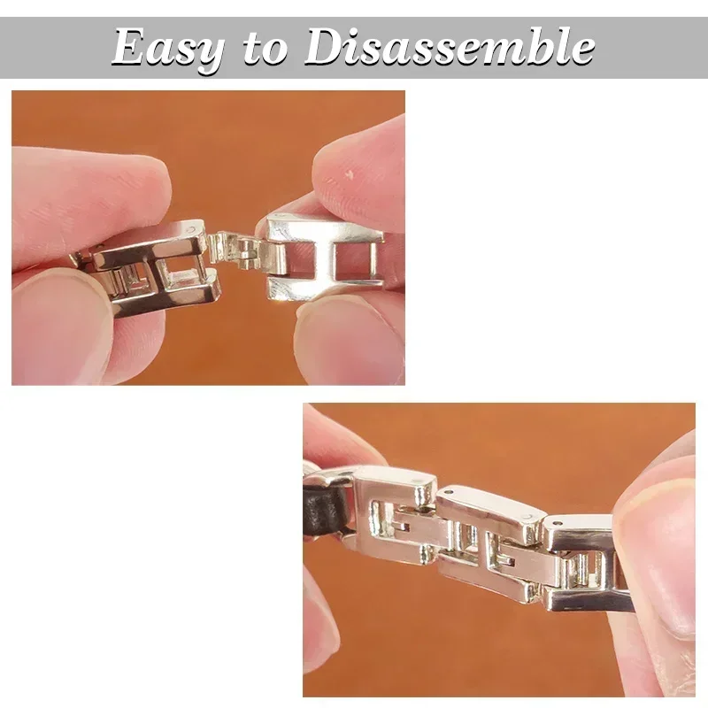 Premium Stainless Steel Watch Band - Elegant Metal Bracelet Strap
