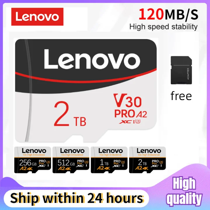 Новая Оригинальная Sd-карта памяти Lenovo 1/Стандартная карта памяти 256 ГБ 128 ГБ Micro Tf Sd-карта 512 ГБ высокоскоростная SDCard Class10 100 Мб/с TF-карта