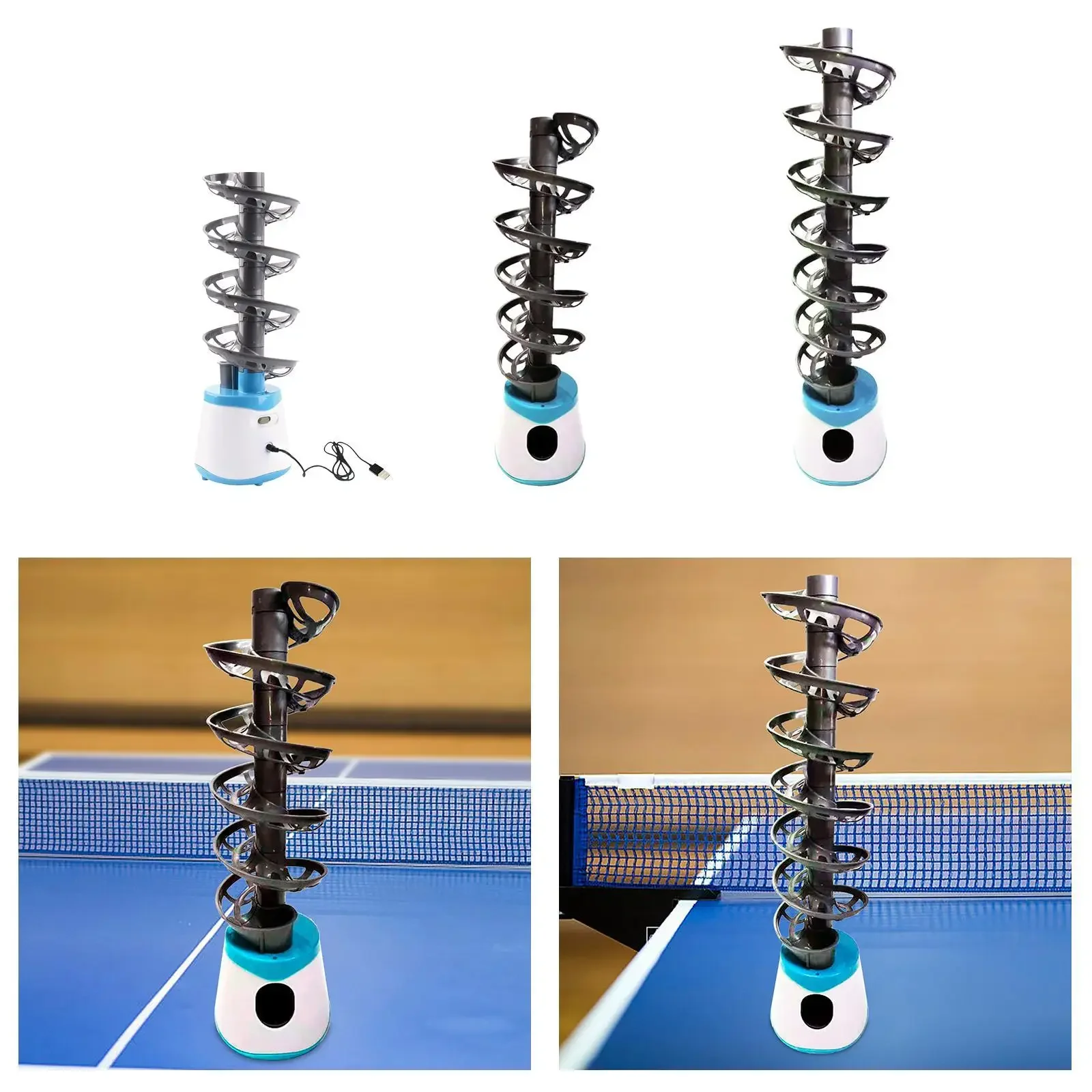 Table Tennis Robot Professional Pitching Launcher Automatic Table Tennis Machine for Women Men Practice Self Play Entertainment Table Tennis Robot Professional Pitching Launcher Automatic Table Tennis Machine for Women Men Practice Self Play Entertainment