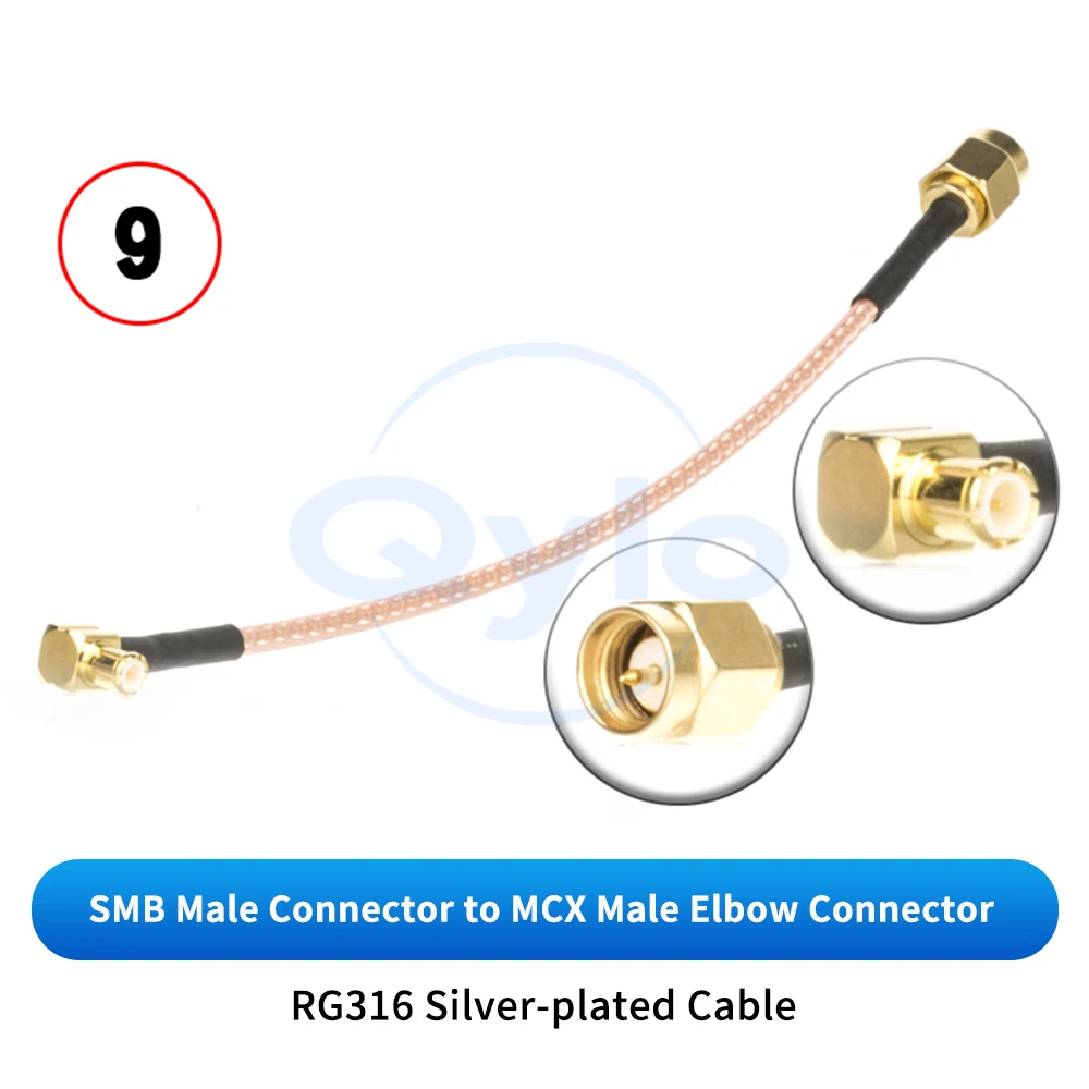 SMA zu MCX Adapterkabel RF Kabel MCX Patchkabel Antenne Verlängerungskabel Stecker auf Buchse Kabel RG316 Feeder Kabel 1 Stück – Detail 14