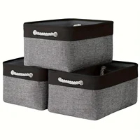 Foldable Small Storage Baskets, Which Are Fabric Storage Cubes Used for Organizing Clothes, Can Also Be Used To Decorate Toys. 1