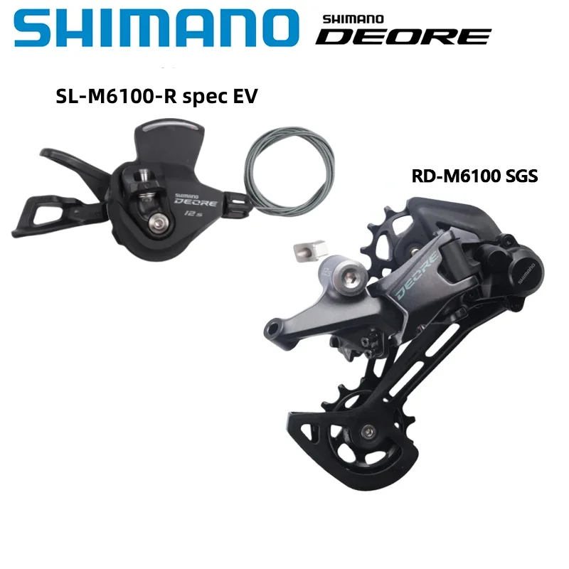 Shimano DEORE M6100 Shifter Rear Derailleur 12s Shifter Lever Rear Derailleur SL M6100 Spec EV RD M6100 SGS MTB Bike Mini Set