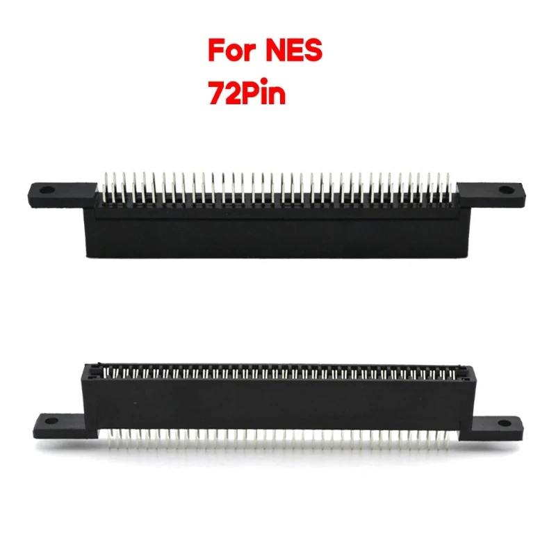 NES 클론 콘솔에 적합한 게임 카트리지 슬롯 커넥터 72 핀 엔터테인먼트 시스템 수리 부품 게임 액세서리