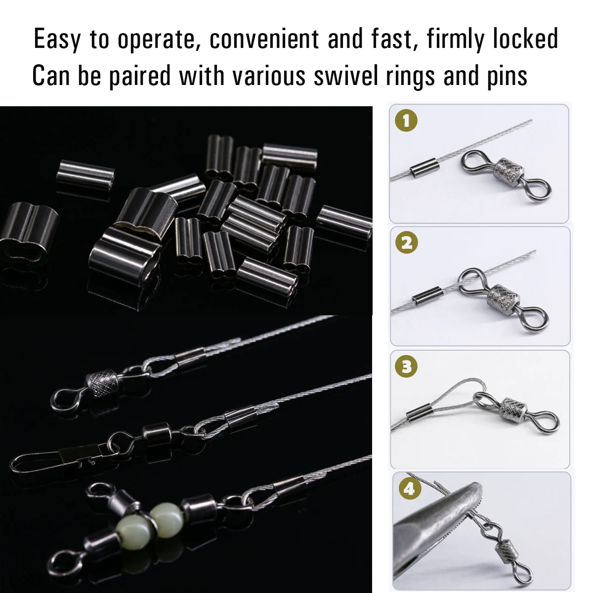 ICERIO   跲 ũ , ʶƮ    (0.8mm-2.0mm ID) ̾  ͹̳ Ŭ, 100 