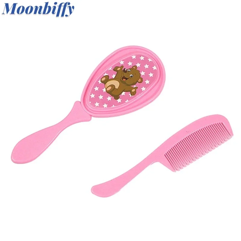 Cartoon Baby Comb Set Soft Toddler Brush Comb Brush Cartoon Baby Hairbrush Newborn Hair Infant Head Massager BabyCare