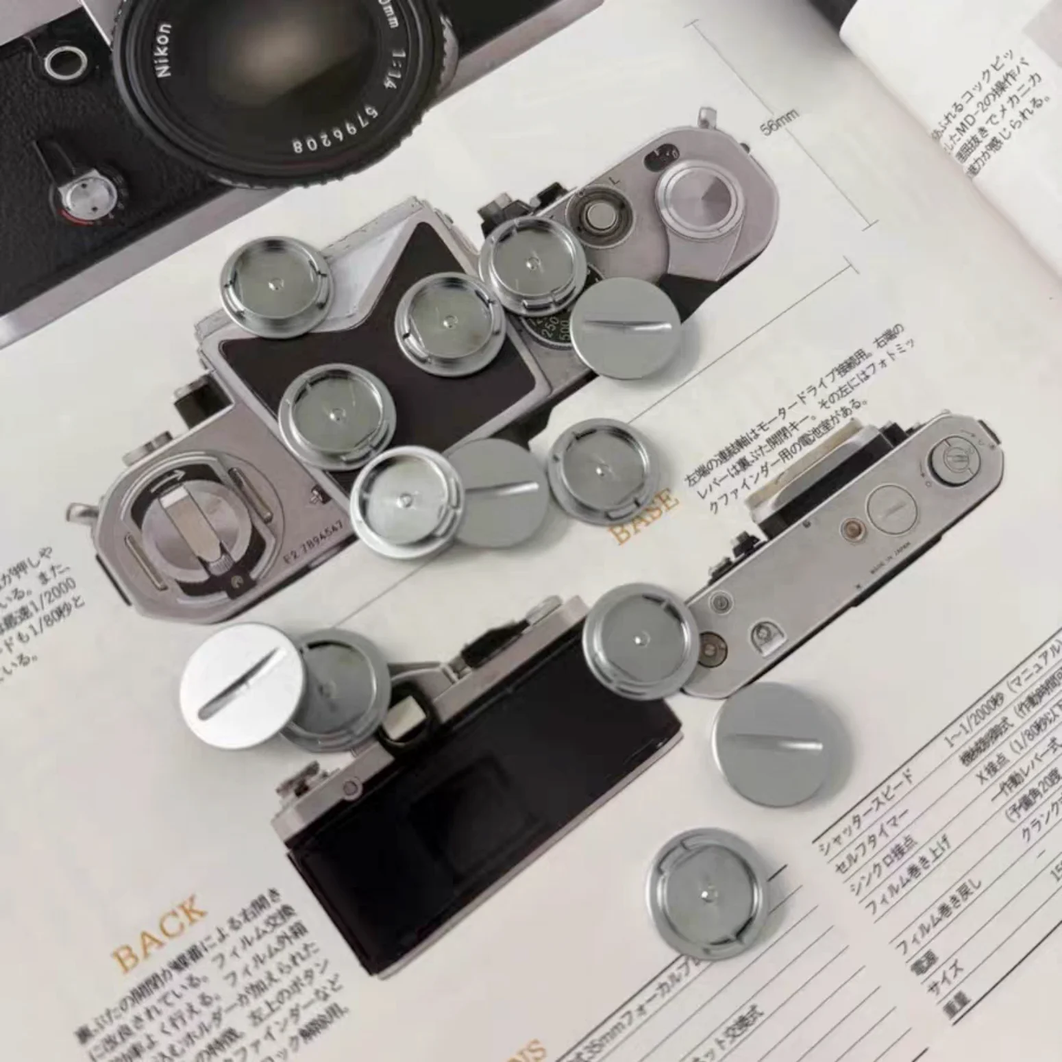 Nikon f2 f2a f2as f2s f2sb 시리즈 배터리 컴파트먼트 커버 금속 카메라 액세서리에 적합