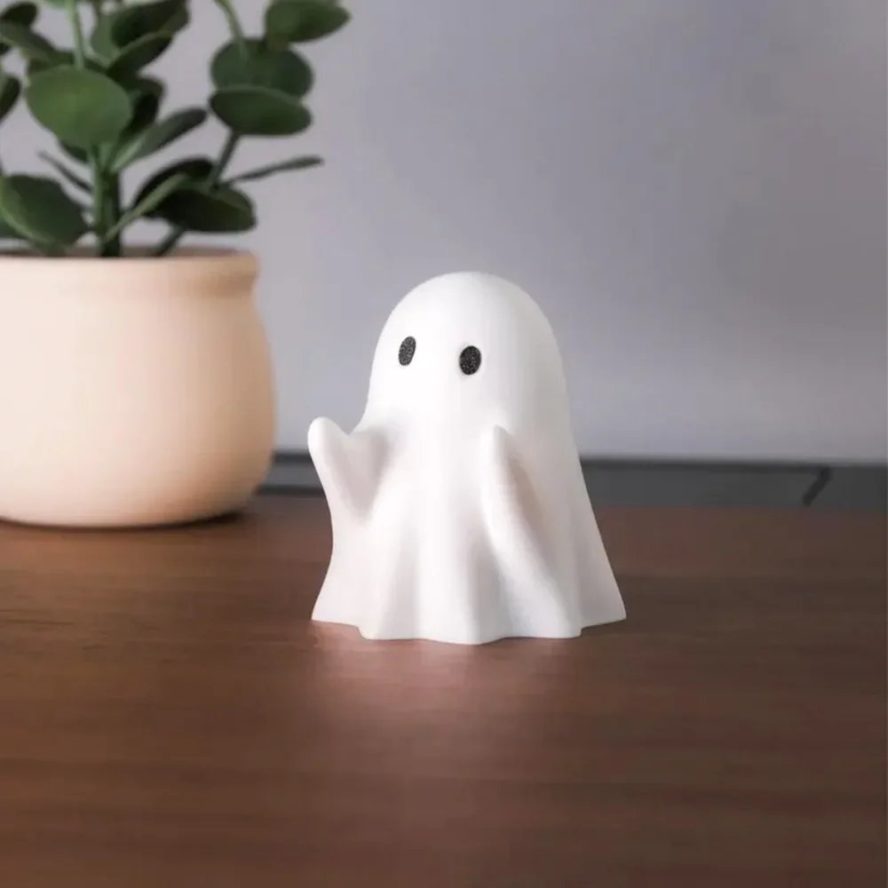 1PC Ghost Pen Holder - Cute Resin Desktop Organizer for Office & Home, Halloween Decor Creative Gift  Desk Decoration Home Decor