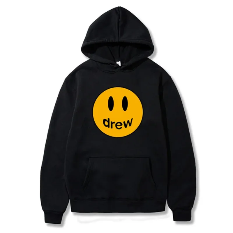 

Fashion Hoody Brand Trend Funny Graphics Smile Printed Men's Hoodies Sweatshirts Hip Hop Streetwear Plus Fleece Pullover