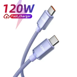 Enhanced Product Title:  
High - Speed 120W USB - C to USB - C Fast Charging Cable - 1m (PURPLE)