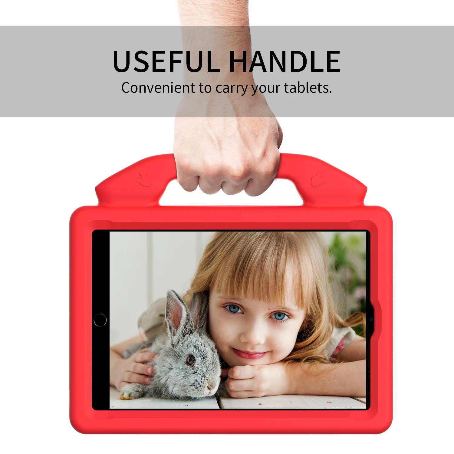 Children's Shockproof EVA Tablet Cover with Thumbs Up Stand для iPad Mini