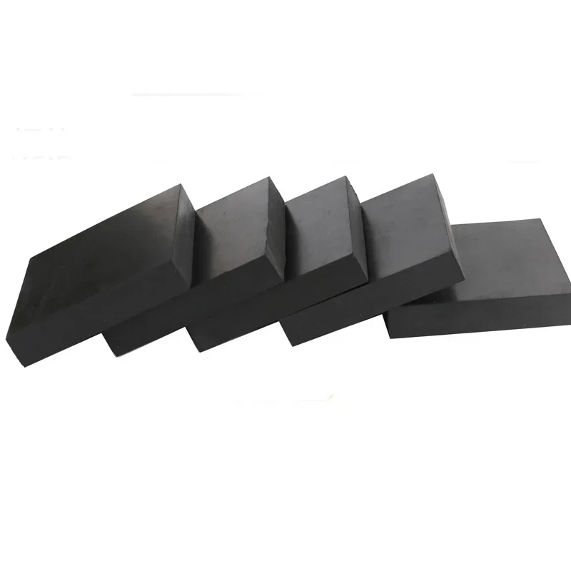 1pcs 검정색 고무 시트 댐핑 가스켓 패드 50x50mm 100x100mm 두께 10mm 15mm 20mm