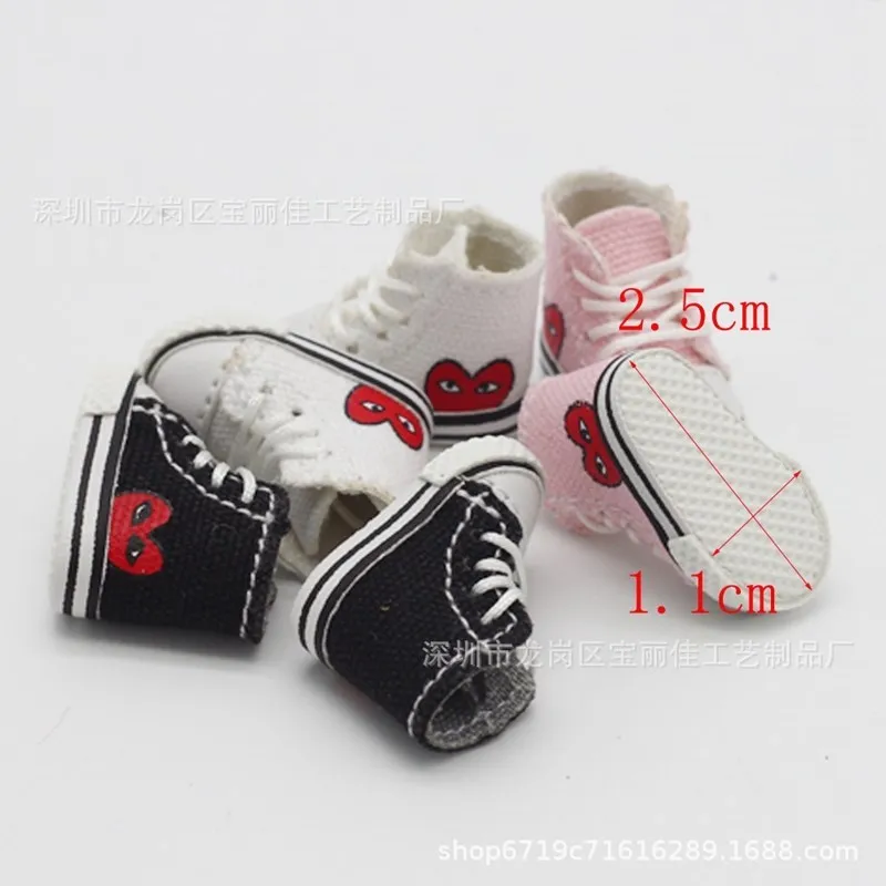 

Брезентовая обувь ob11 фигурка малыша Smiley в трех цветах obitsu 11 Молли ГСК 1/12 аксессуары для кукол BJD Одежда BJD детская одежда