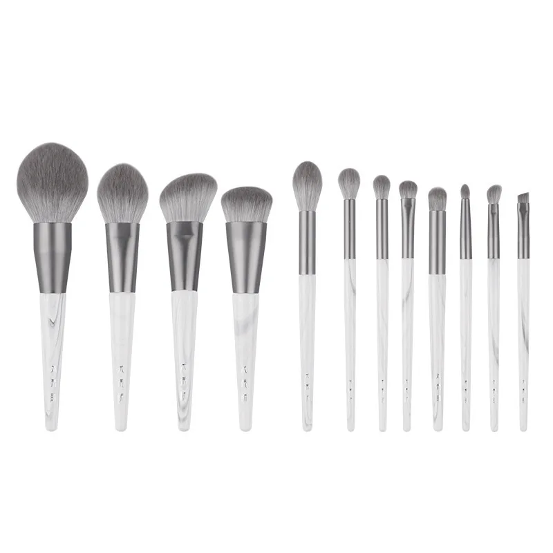 12Pcs Professional Soft Fluffy Makeup Brushes Set Foundation Blush Powder Eyeshadow Blending
