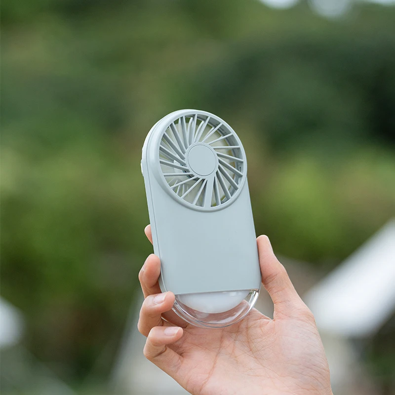 휴대용 미니 선풍기 USB 충전식 환풍기, 공기 냉각기, 휴대용 전기 소형 선풍기, LED 조명, 여름