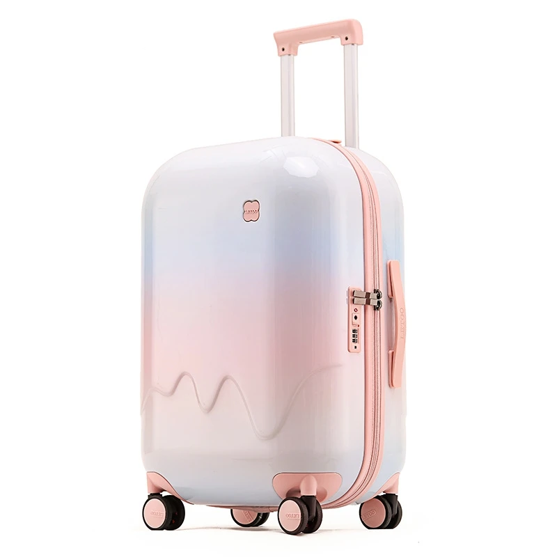 Source Luggage weight scale travelling trolly travel bags with tracker  suitcase with usb charging 24 inch Luggage sets on m.
