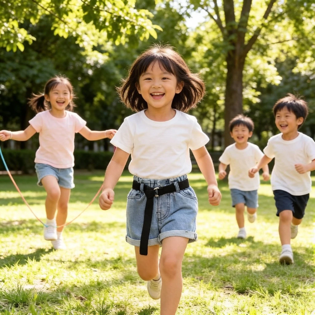 2026 새로운 여아 하이웨이스트 데님 반바지 아동 여름 캐주얼웨어 한국 스타일 ?