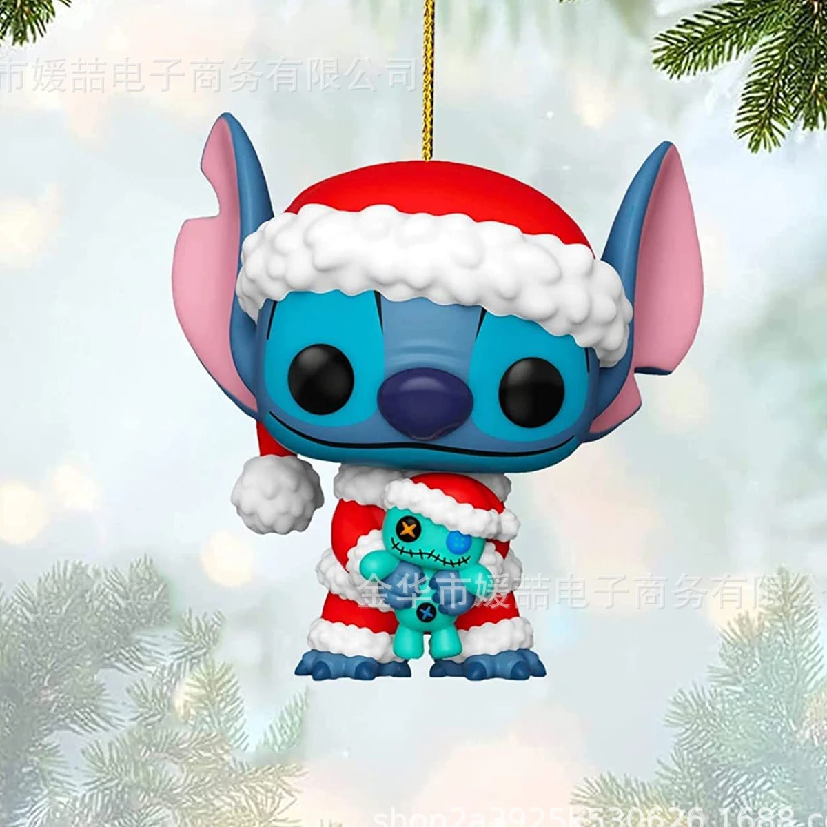 Kawaii Stitch Action Figure Toys Hanging Decorations for Christmas Tree  Toppers Pendant Hanging Ornament Party Decora Kids Gifts - AliExpress