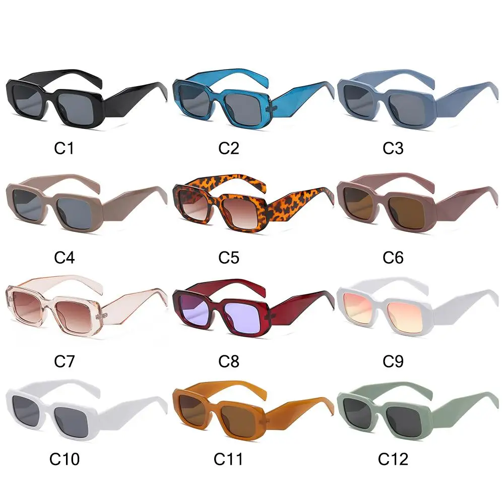 Rectangle Sunglasses for Women Men Y2k Sunglasses 6