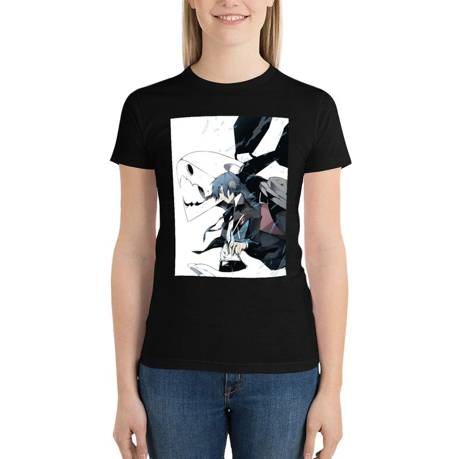 

Persona 3 Protagonist T-Shirt aesthetic clothes Female clothing western t shirts for Women