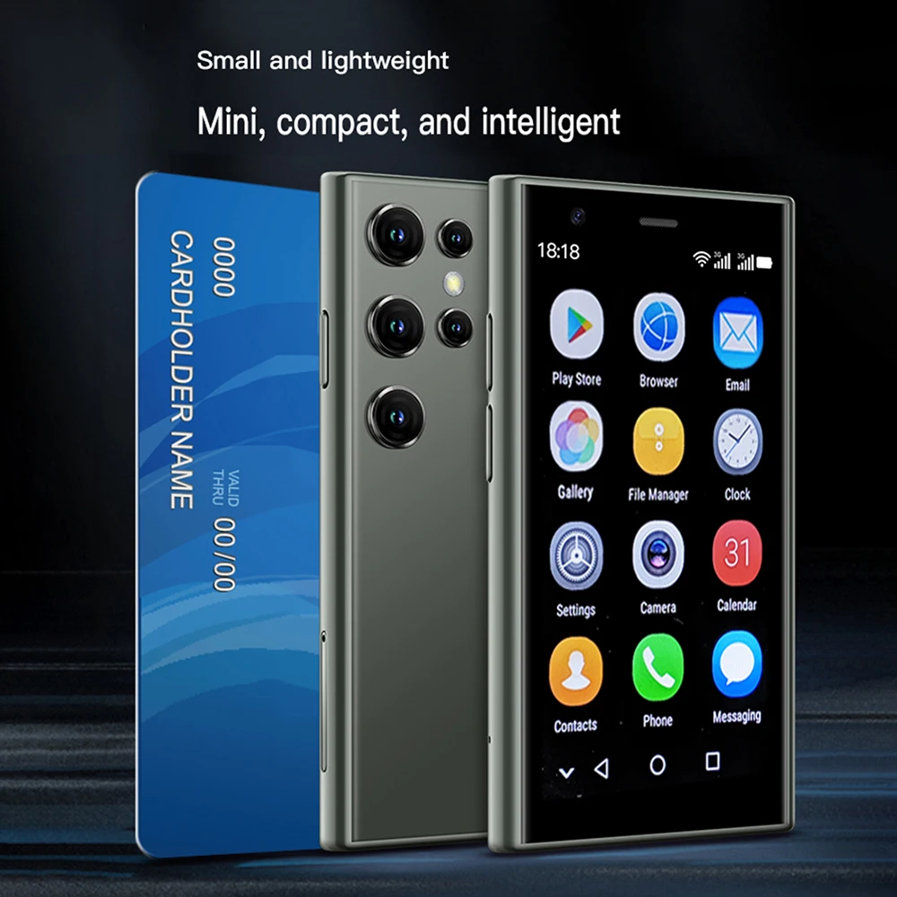 SOYES S23 Pro 3.0" Android8.1 Mini Smartphone 2GB RAM 16GB ROM Dual SIM Standby 1000mAh 3G Network Compact Mobile Phone 3