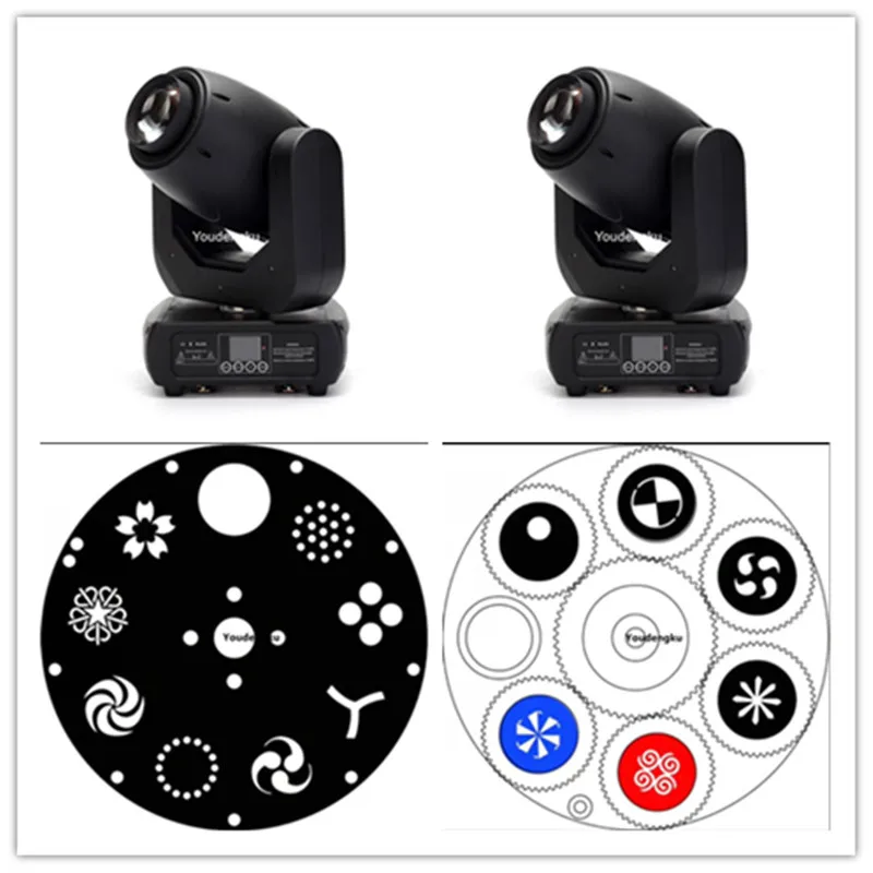 4 pieces Stage dmx moving heads led 150W LED Beam Moving Head Spot Light DMX Gob
