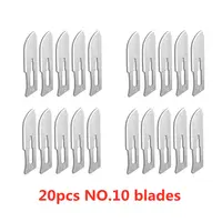 Mini Short Handle No.10/11/12/15 Scalpel Surgical Sharp Portable Knife Blades For Plant Repair DIY Carving Unpacking Tool 6