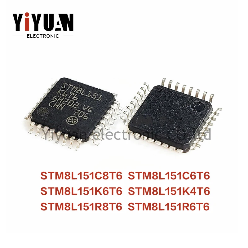 

5PCS NEW STM8L151C8T6 STM8L151C6T6 STM8L151K6T6 STM8L151K4T6 STM8L151R8T6 STM8L151R6T6 LQFP Single-chip microcomputer