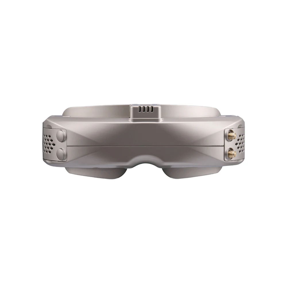 Lunettes FPV 04X Pro Noir Mat rangées dans leur étui de transport, avec accessoires.