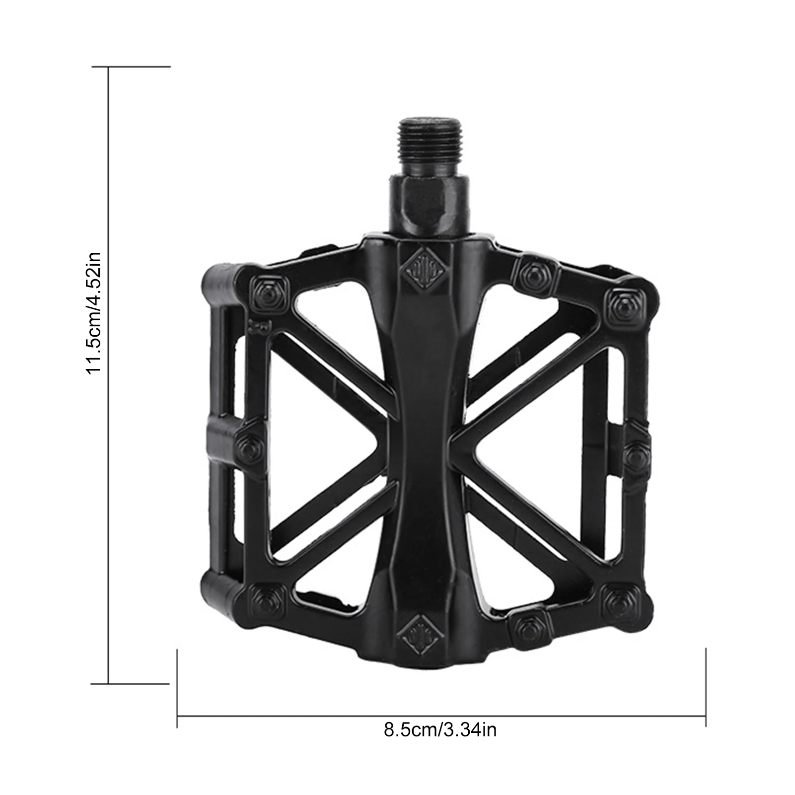 Universelle Mountainbike-Pedale, spart Aufwand, rutschfeste Fahrradlagerpedale, langlebige, ultraleichte Pedale aus Aluminiumlegierung, faltbar – Detail 4