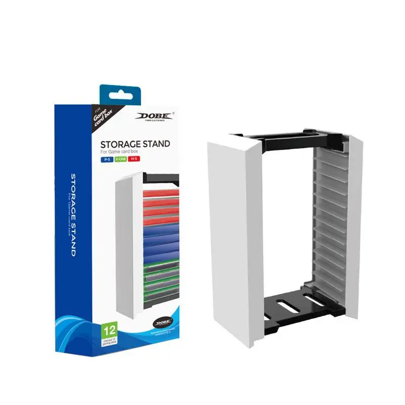 

Game Disc Storage Rack For PS5/PS4/Xbox One Video Game Console Disc Storage Tower Stand Can Store 12 Game Disc PS5 Accessories