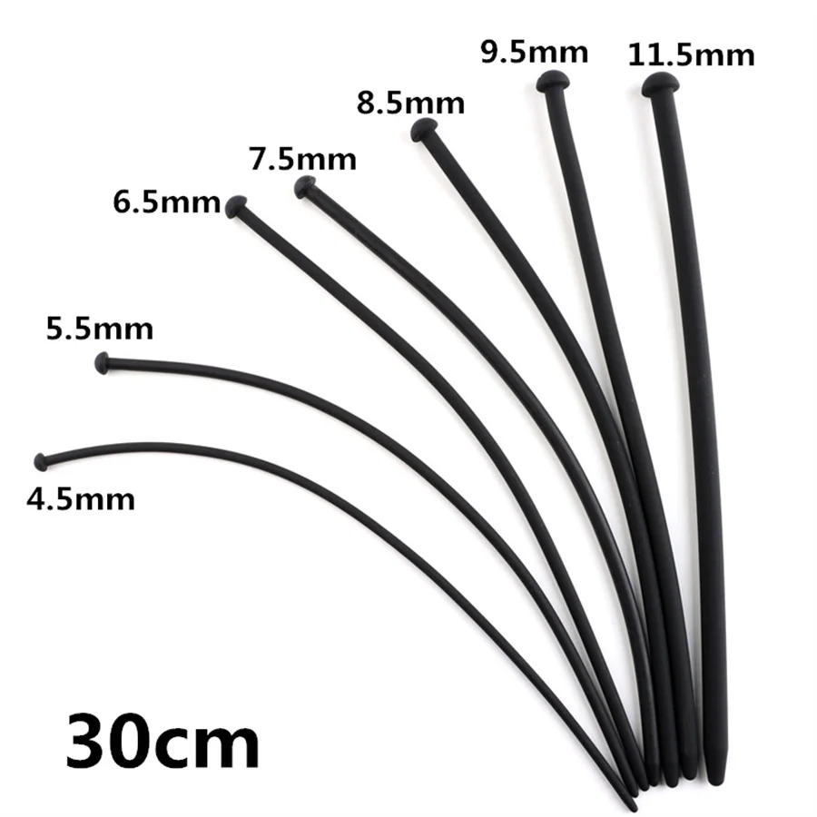 Silicone Urethral Catheter Dilator Sounding Penis Plug Horse Eye Stimulator Penis Insert Urethra Plug Sex Toys For Men Gay