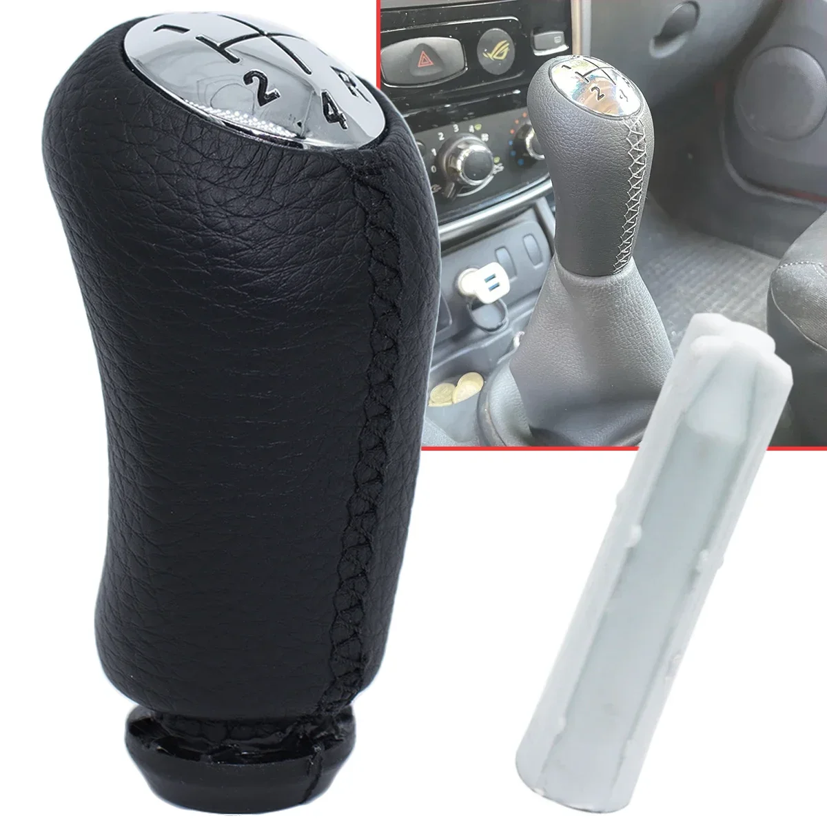 MT Gear Shift Knob For Renault Clio 3 Lutecia Inner Sleeve 5 Speed ...