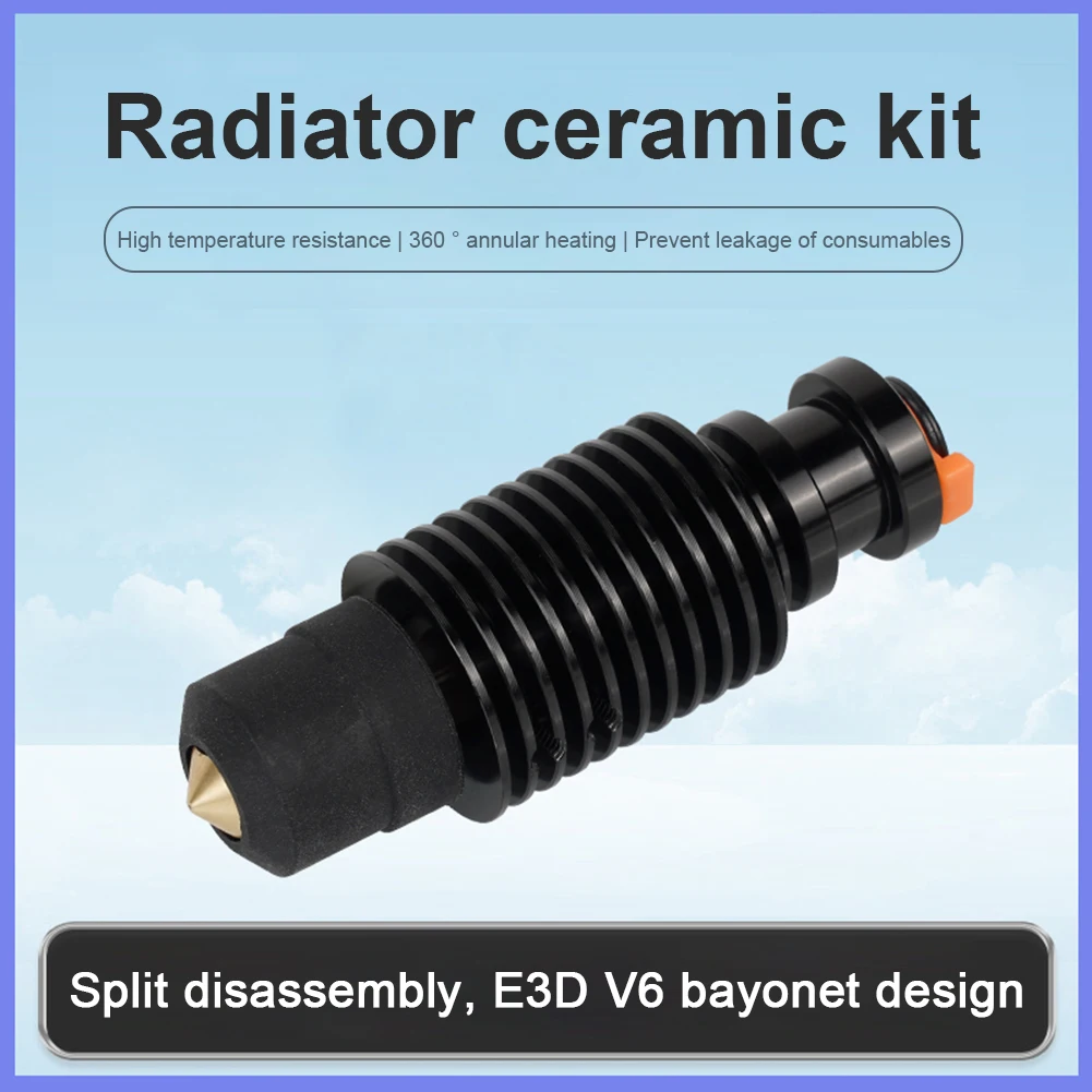 Upgrade Hotend CHC Per Stampanti 3D Ender 3, CR10, Voron - Riscaldante Ceramica 24V, Heatbreak Titanio - Foto 11