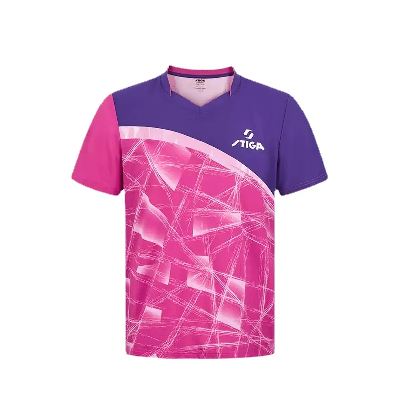 Stiga table tennis T-shirt new men women sport short sleeve tennis sportswear CA-95