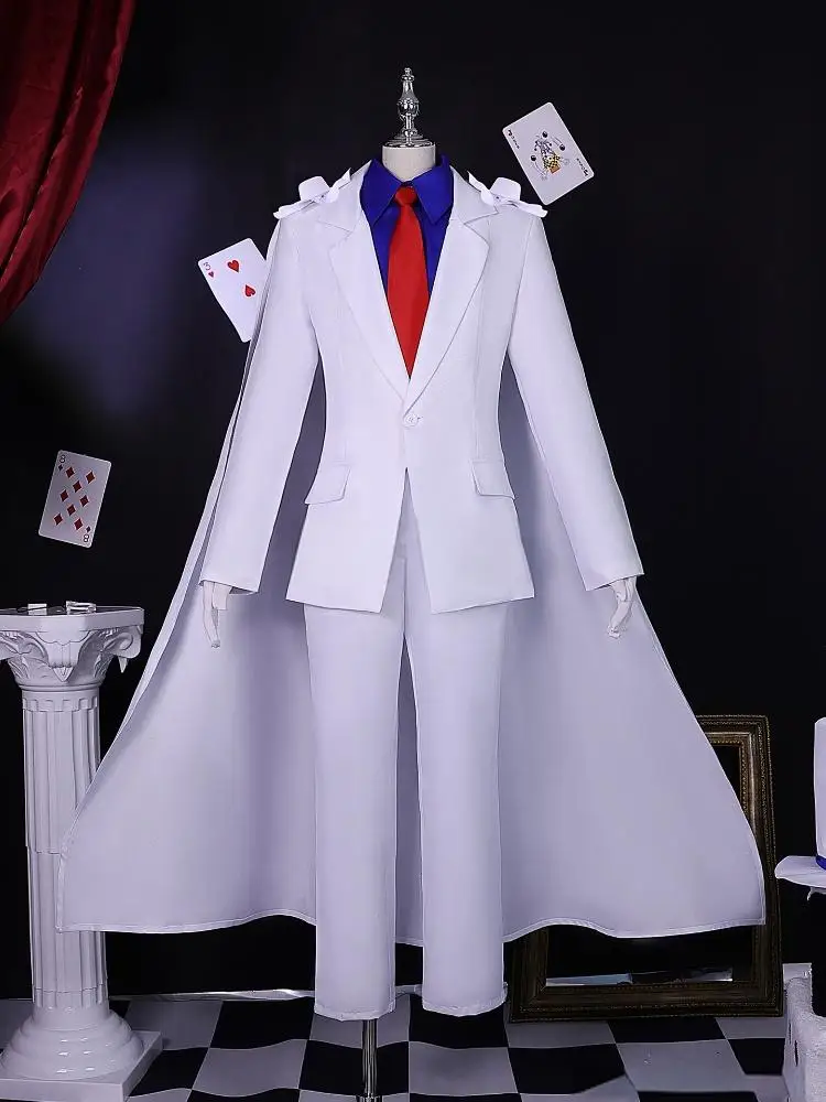 Detective Conan Kaito Kid Phantom Thief Cosplay Costume for Men (Unofficial)