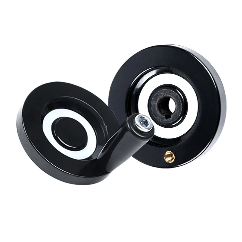 1Pcs cnc handwheel Handwheel Mechanical Hand Wheel CNC 3D Printer Hole Diameter 8mm With Removable Handle Lathe Round Machinery Accessories