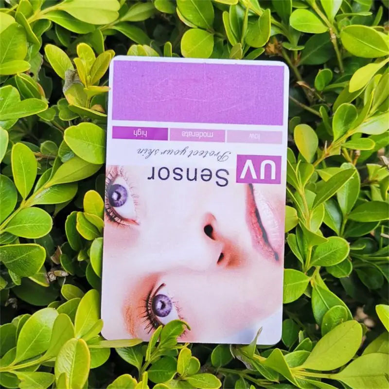 

Uv Detection Card Easy To Use Color-changing Pvc Card Can Be Reused Solar Probe Uv Protection Skin Protection Anti-uv Uv Test