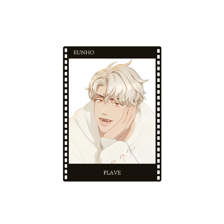 PLAVE Anime Acrylic Card Yejun Noah Bamby Eunho Hamin Transparent
