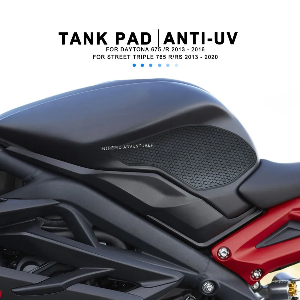 Rubber sticker for street triple 765 R/RS DAYTONA 675/R motorcycle