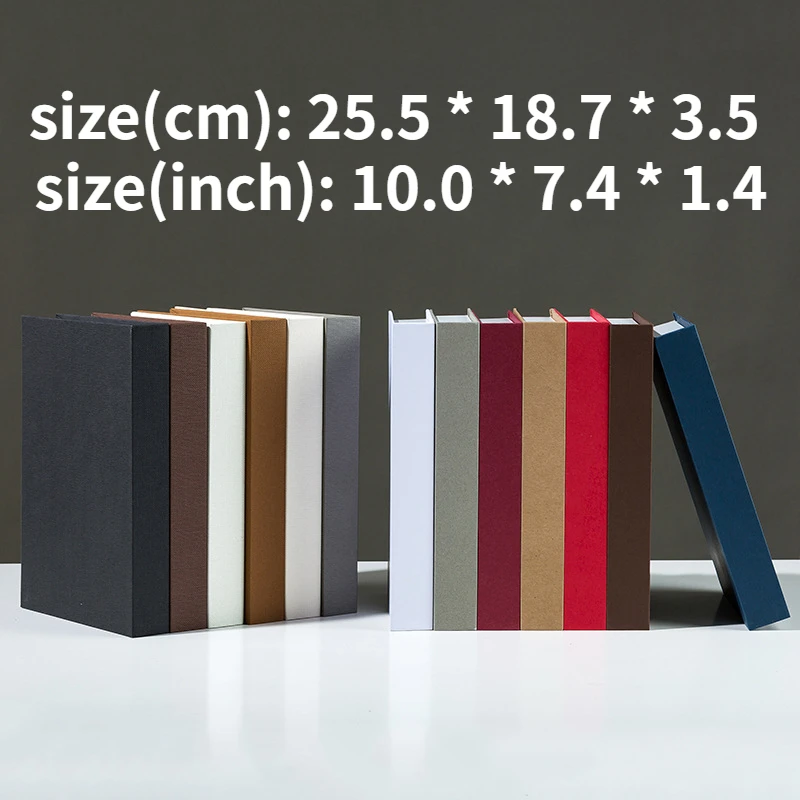 

3 PCSlot Nordic Minimalist Pure Color Fake Book Simulation Book Decoration Modern Home Office Model Room Luxury Decoration Books